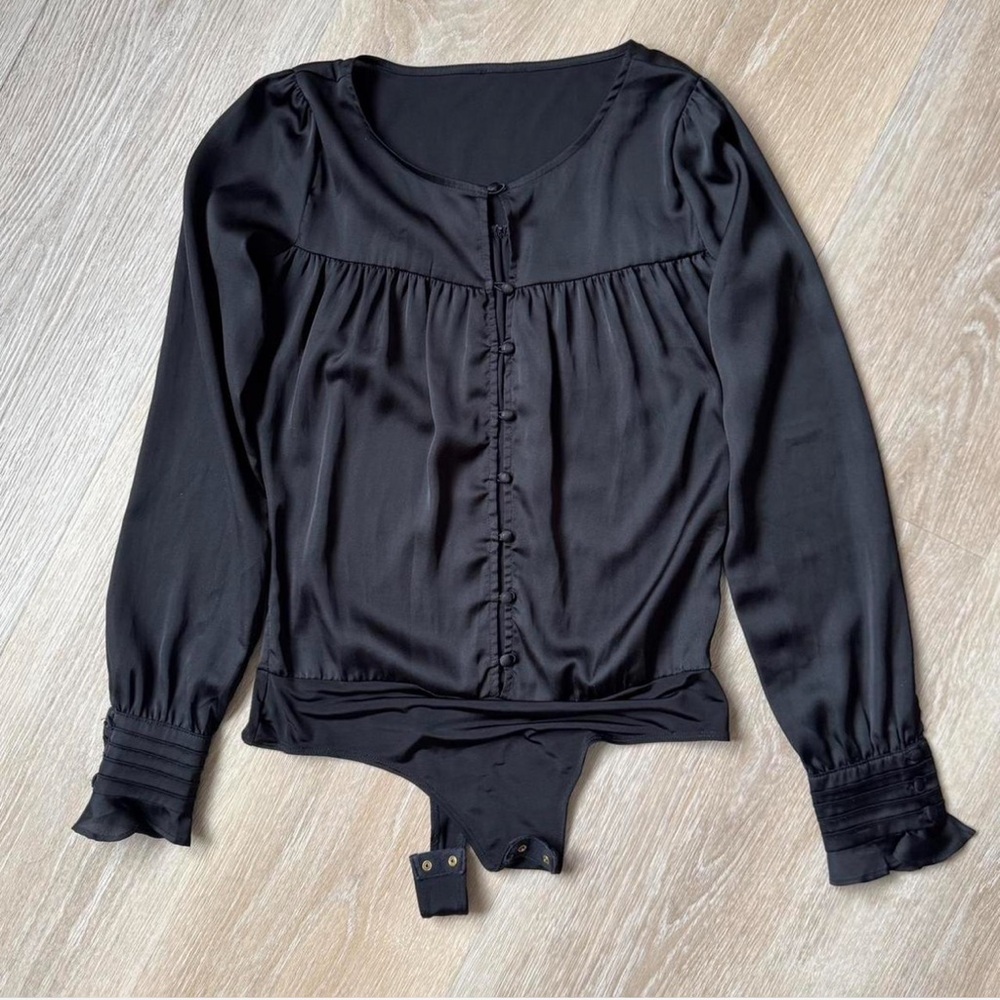 For Love And Lemons Black Bodysuit